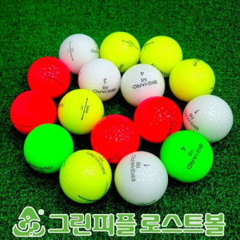 빅야드 RB 컬러혼합 2피스 A급 로스트볼 16개